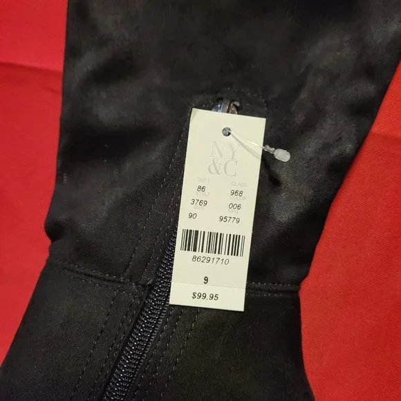 NY&Co Embellished-Heel Tall Boots (NWT) - Picture 4 of 5